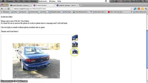 macon ga craigslist cars|cars for sale on craigslist macon bibb co.